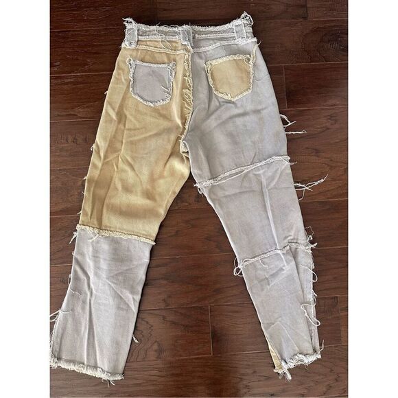 ⭐️3 for $10⭐️ Nasty Gal Patchwork Jeans - Picture 2 of 3